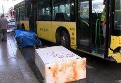 Üsküdar’da İETT otobüsü kaza yaptı! Felaket böyle önlendi...