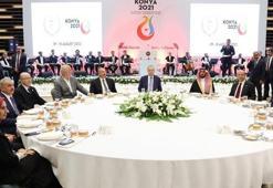 Cumhurbaşkanı Erdoğan, 5. İslami Dayanışma Oyunları'na katılan ülkelerin lideriyle buluştu