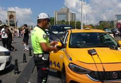 Ticari taksi denetiminde ceza yağdı