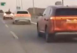 TOGG'dan sürü halinde test sürüşü! Vatandaşın kamerasına yansıdı