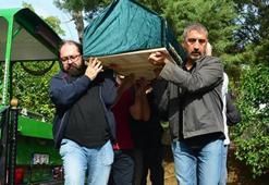 Cem Davran annesini son yolculuğuna uğurladı! Son bakış...