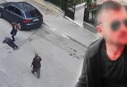 Taciz iddiası sonrası çılgına döndü! Sokak ortasında dakikalarca tekmeledi