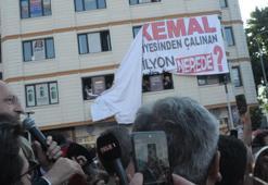 CHP Lideri Kılıçdaroğlu’na pankart şoku
