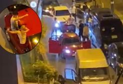 Trafikte çileden çıkaran anlar! Yürekler ağza geldi, dakikalarca...