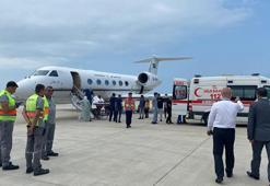 Rize'deki kazada yaralanan 8 kişi, ambulans uçakla ülkelerine götürüldü