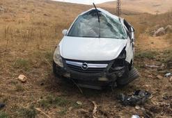 Sivas'ta feci kaza! Otomobil şarampole uçtu, 6 yaşındaki çocuk ağır yaralandı