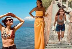 Aslı Enver bikinili tekne pozları ile beğeni topladı!