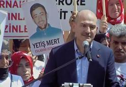 Bakan Soylu'dan Diyarbakır'da Evlat Nöbeti ziyareti