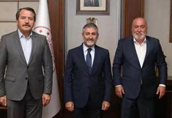 Memur-Sen Genel Başkanı Yalçın, Bakan Nebati ile görüştü