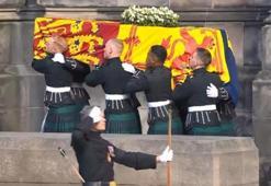 Kraliçe II. Elizabeth için Aziz Giles Katedrali'nde tören! Yeni Kral dakikalarca bekledi