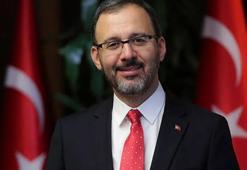 Bakan Kasapoğlu'ndan altın madalya kazanan Rıza Kayaalp'e tebrik