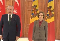 TBMM Başkanı Şentop, Moldova Cumhurbaşkanı Sandu ile görüştü