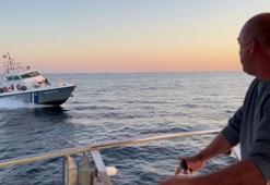 Yunanlılar Türk balıkçı teknesini taciz etti