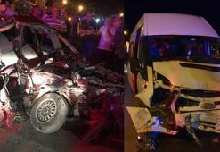 Samsun'da fındık işçilerini taşıyan minibüs ile otomobil çarpıştı: 2 ölü, 4 yaralı