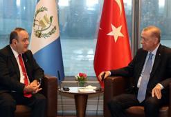 Cumhurbaşkanı Erdoğan, Guatemala Devlet Başkanı Giammattei ile görüştü