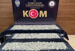 İstanbul’da durdurulan otomobilden 34 bin 550 adet sikke ele geçirildi
