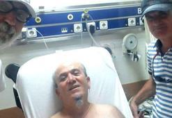 Yüzlerce arının saldırısına uğradı