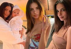Emily Ratajkowski'nin küvet pozları olay oldu! Sosyal medya ikiye bölündü