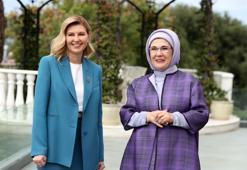 Emine Erdoğan, Olena Zelenska ile bir araya geldi