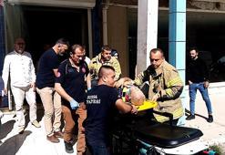 Mobilya imalathanesinde yük asansörü düştü! 1 ağır yaralı