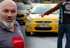 Taksi denetiminde müşteri seçen şoförler nedeniyle yürümek zorunda kaldı