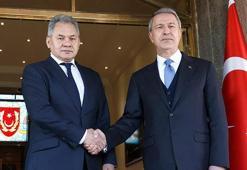 Milli Savunma Bakanı Akar, Rusya Federasyonu Savunma Bakanı Şoygu ile görüştü