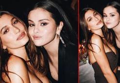 Hailey Bieber ve Selena Gomez'in pozları olay yarattı! Eşi ve eski sevgilisi birarada