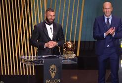 Ballon d'Or ödülünü Karim Benzema kazandı! İşte futbolda 2022'nin en iyileri