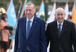 Cumhurbaşkanı Erdoğan, Cezayir Cumhurbaşkanı Tebbun ile görüştü