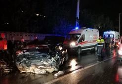Lüks otomobiller kağıt gibi ezildi!