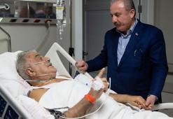 TBMM Başkanı Mustafa Şentop, Binali Yıldırım'ı hastanede ziyaret etti