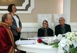 Gelin 90, damat 77 yaşında! Sağlık ocağında başlayan aşk nikah masasına taşındı