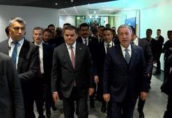 Bakan Akar, Libya Başbakanı ve Savunma Bakanı Dibeybe ile görüştü
