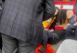 Polis merkezinde tartıştığı polisi tabancayla ayağından vurdu