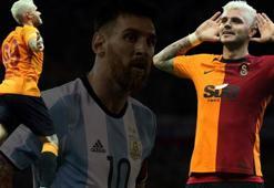 İcardi Beşiktaş maçında şov yaptı Galatasaray taraftarları Messi'yi bombaladı: Asıl pislik sensin