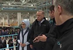 Cumhurbaşkanı Erdoğan, Togg fabrikasını gezdi