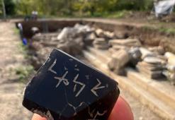 Bartın'da Roma dönemi yapının kalıntısında 'tılsımlı amulet' bulundu
