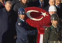 Cumhurbaşkanı Erdoğan ve devlet erkanı, Anıtkabir'de anma programına katıldı