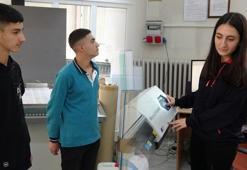 Üretime başlayan liseliler, 3 milyon lira ciroya ulaştı