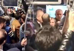 Metrobüste taciz iddiasına linç girişimi