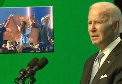 Biden'ın COP27'deki konuşmasında "fosil yakıt" protestosu