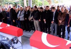 Bombalı saldırıda hayatını kaybeden öğretmen anne ve kızı gözyaşlarıyla uğurlandı