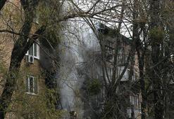 Kiev'de patlama sesleri! 2 bina vuruldu