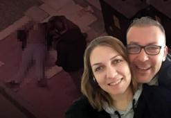Sokak ortasında vahşet! Eşini öldürüp başında böyle bekledi