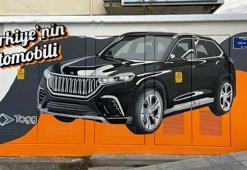 Trafo binası, Togg'un grafitisi ile renklendi