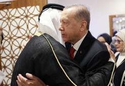 Cumhurbaşkanı Erdoğan, Katar’da liderlerle bir araya geldi