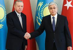 Cumhurbaşkanı Erdoğan, Kazakistan Cumhurbaşkanı Tokayev ile görüştü