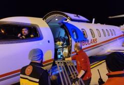 Kazada ağır yaralanan oyuncu Sergen Deveci ambulans uçakla İstanbul’a sevk edildi