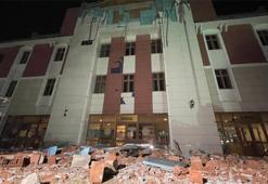 Düzce Adliyesi'nde deprem nedeniyle hasar oluştu