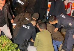 Polise ateş açarak kaçmaya çalışan şüpheli bacağından vurularak etkisiz hale getirildi: 3 gözaltı